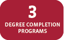 3 Degree Completion Programs