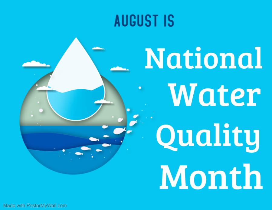 Image of water - August is National Water Quality Month