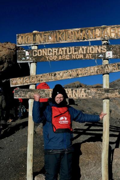 Grant Smith on Kilimanjaro