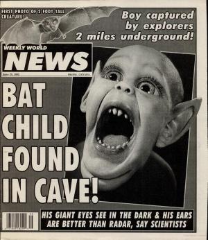 Weekly World News Bat Boy cover