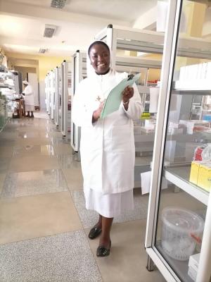 These days, Sr. Kohyen works at the Shisong Hospital in Kumbo, Cameroon.