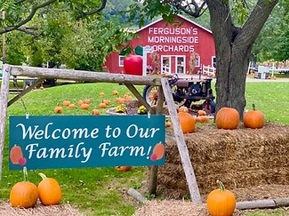 Ferguson's apple orchard front door!