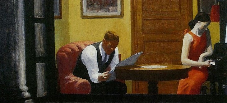 Room in New York by Edward Hopper