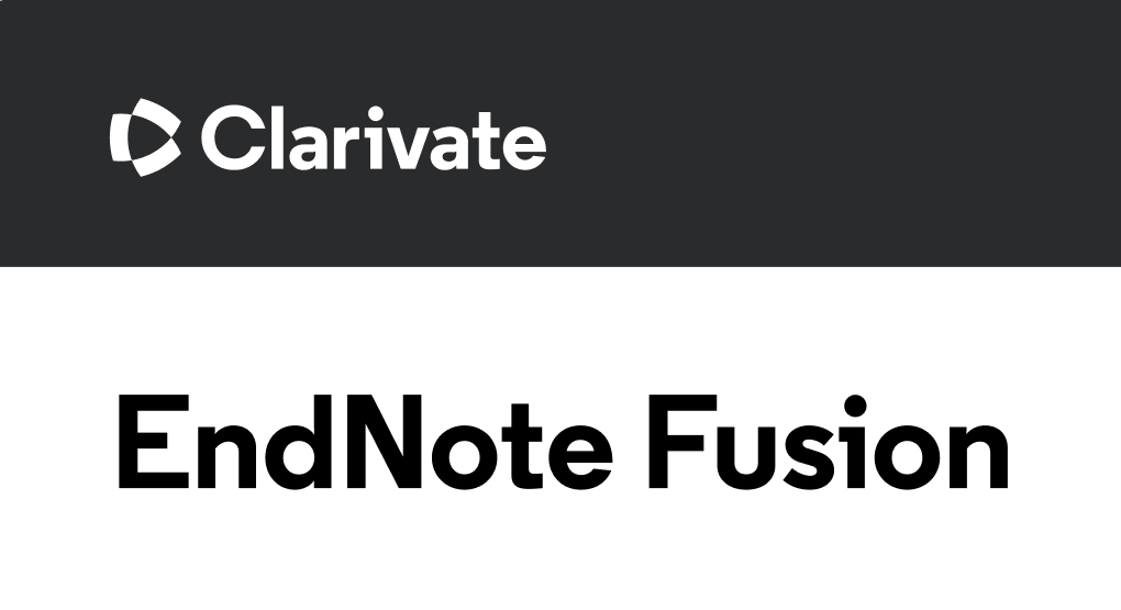 Logo for Clarivate's EndNote Fusion product