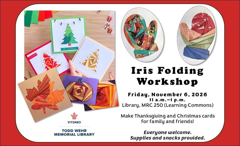 Iris folding workshop promo