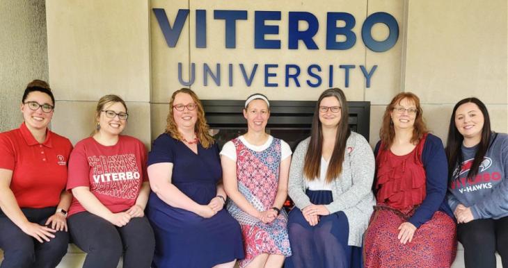 Viterbo University's advising and career development team