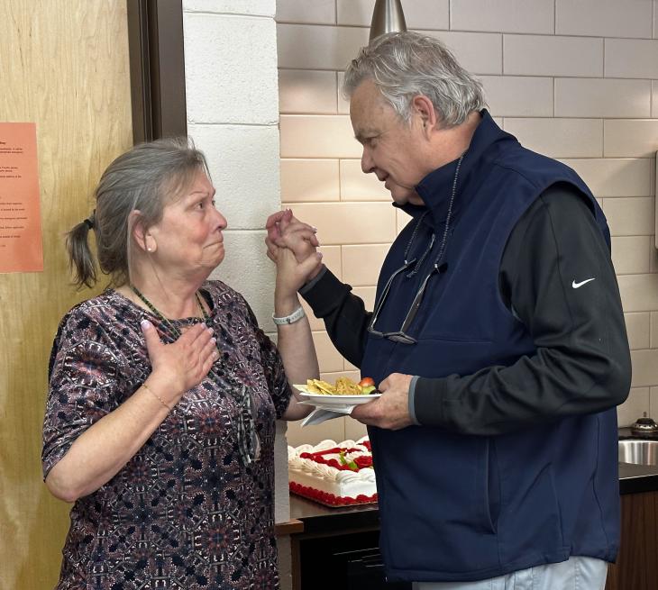 Deb Murray and Tom Thibodeau