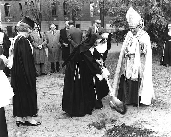 Sisters breaking ground