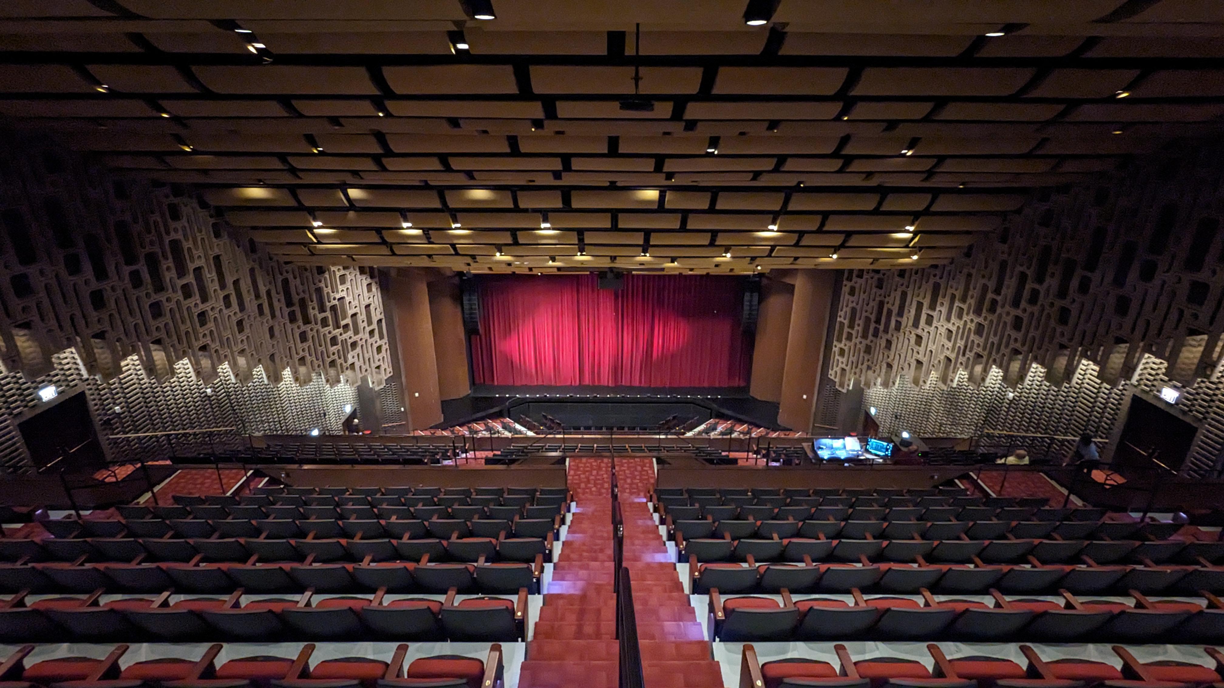 Looking Down Balcony
