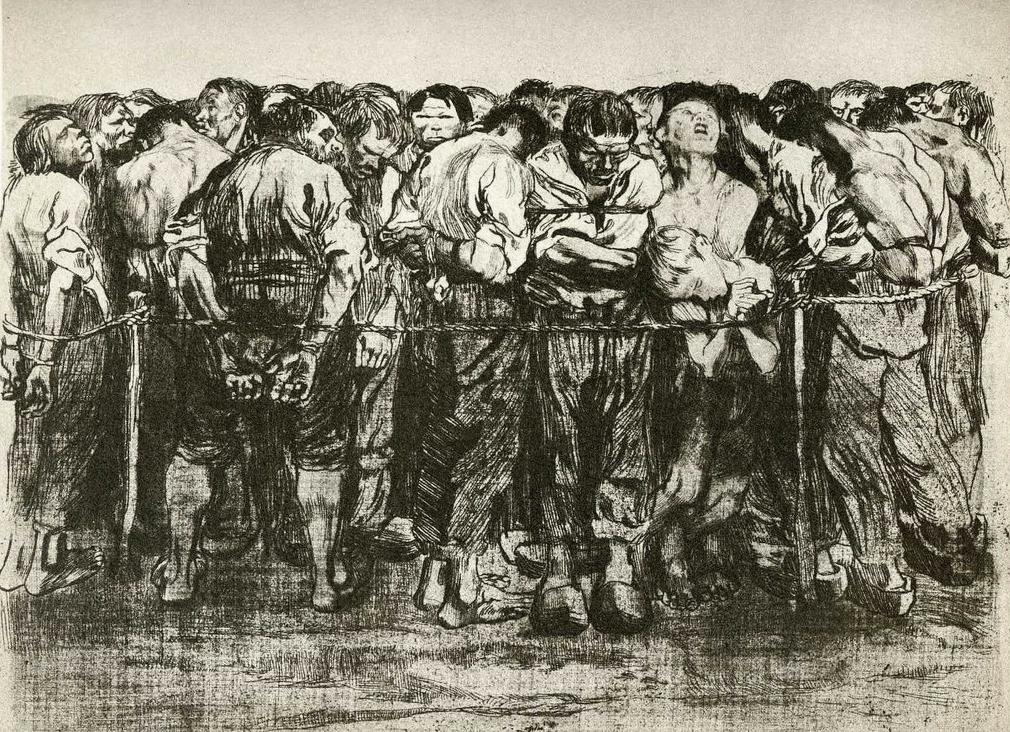 The Prisoners by Kathe Kollwitz