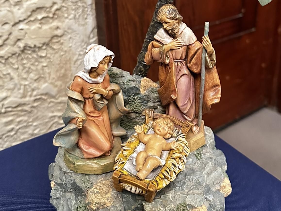 Nativity scene exhibit at Viterbo University