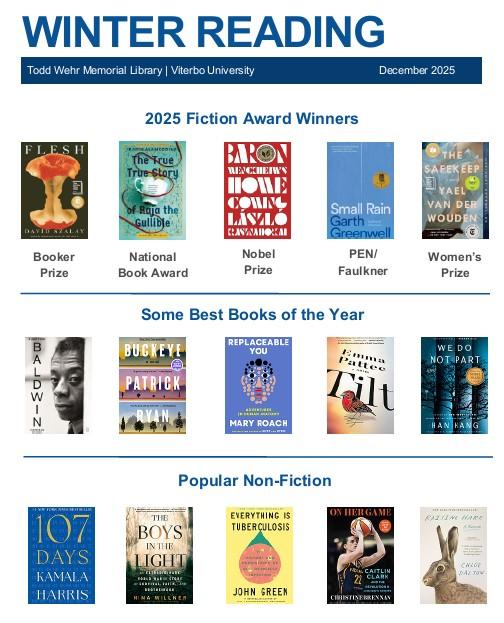 Todd Wehr Memorial Library Winter Reading List