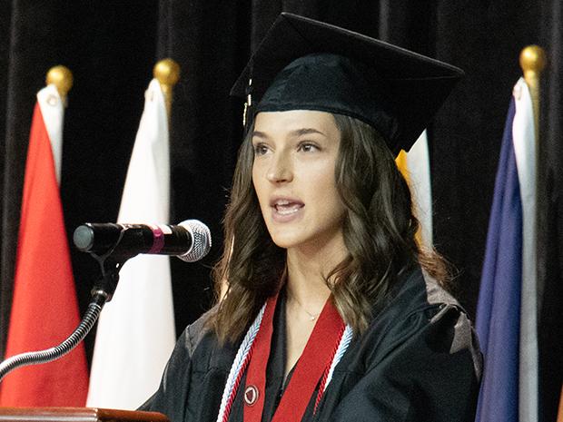 Lana Yeakel commencement speech