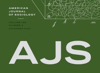 Cover image of the American Journal of Sociology