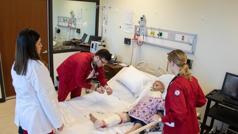 Student Nurses Sim Lab
