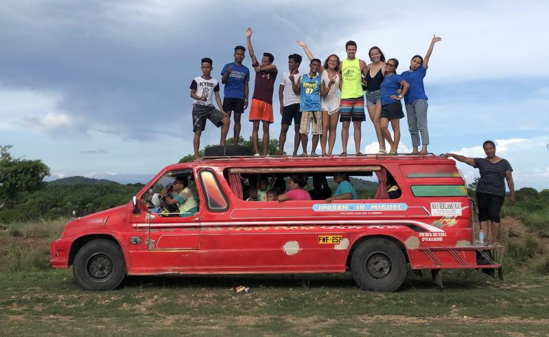 Philippines internship leisure Levi Orr and Jordyn Keyes found time for fun during their internship in the Philippines.