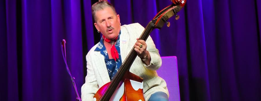 Lee Rocker of the Stray Cats