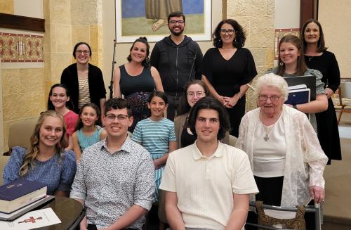 Viterbo choir Easter vigil