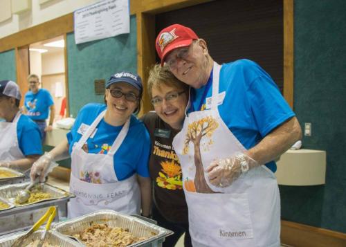 Lynnae Schatz at Kinsman Lutheran Church dinner