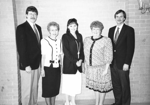 Linda Balgord and the 1990 Distinguished Alumni Award Winners