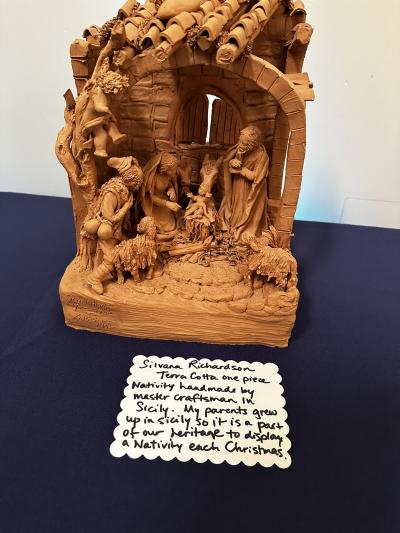 Nativity scene exhibit at Viterbo University