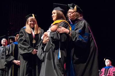 MSMHC Graduate with Baby