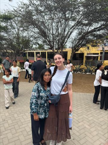 Viterbo Student Alessia Eckelaert at Casa Hogar in Peru Viterbo Student Alessia Eckelaert at Casa Hogar in Peru