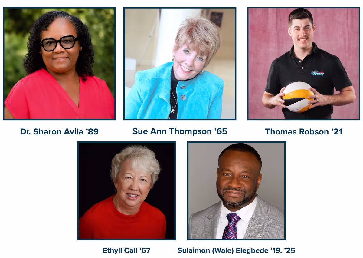 Dr Shaon Avila, Sue Ann Thompson, Thomas Robson, Ethyll Call, Wale Elegbede