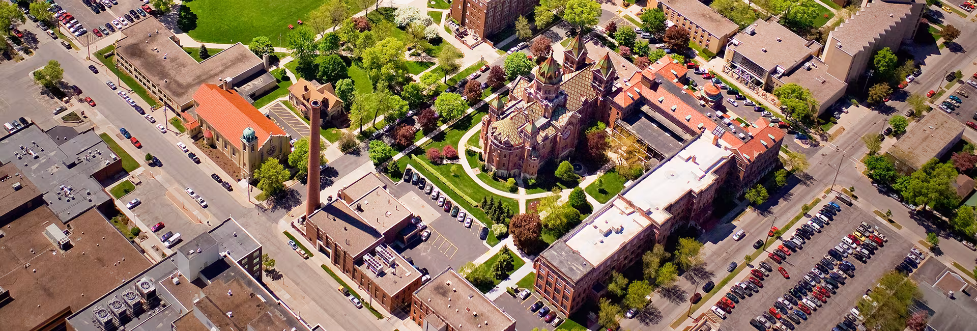 Aerial view of Viterbo