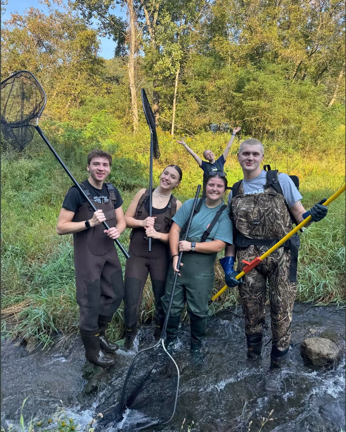 Kate Luzenski, Biochemistry Major in the field