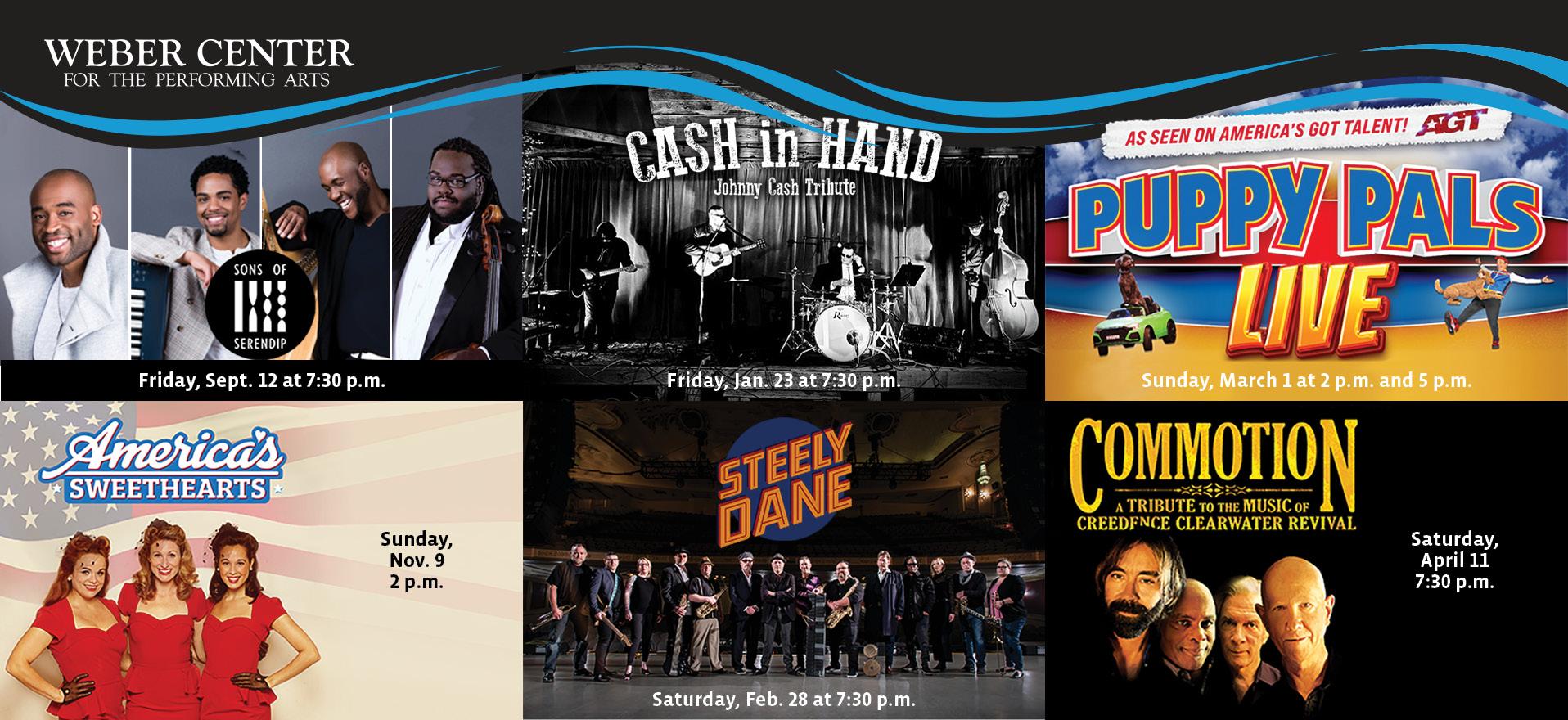 Weber Center 2025–26 Season Shows