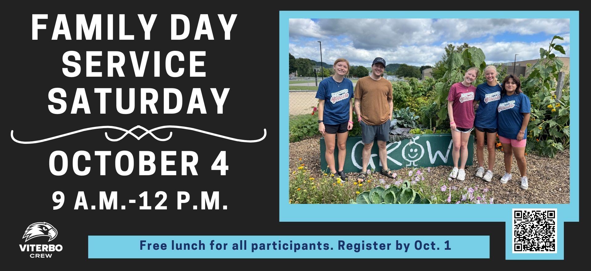Family Day Service Saturday