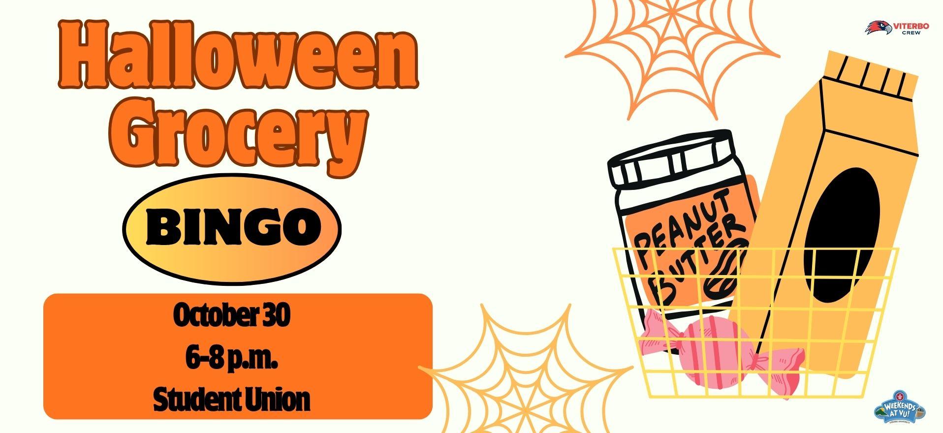 Halloween Grocery Bingo