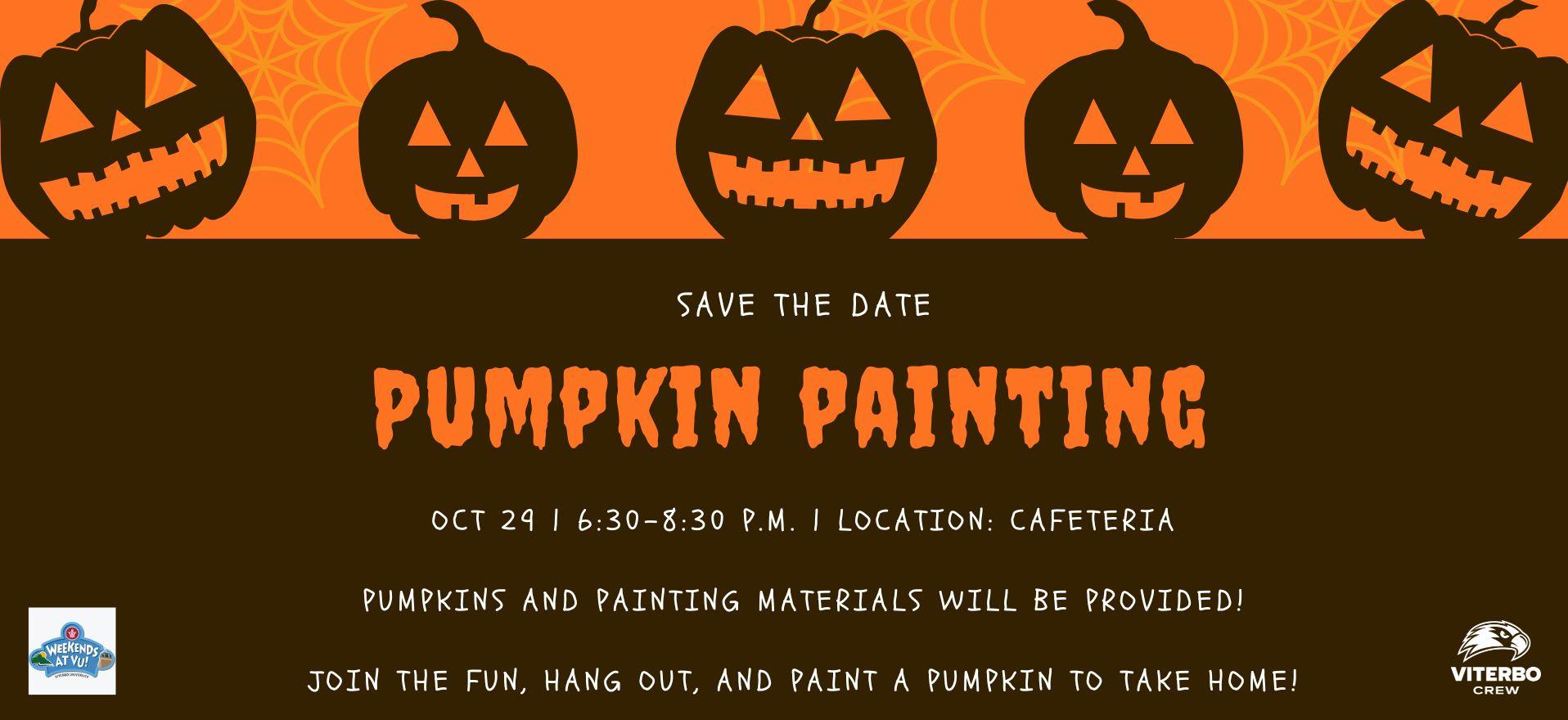 Fall pumpkin painting