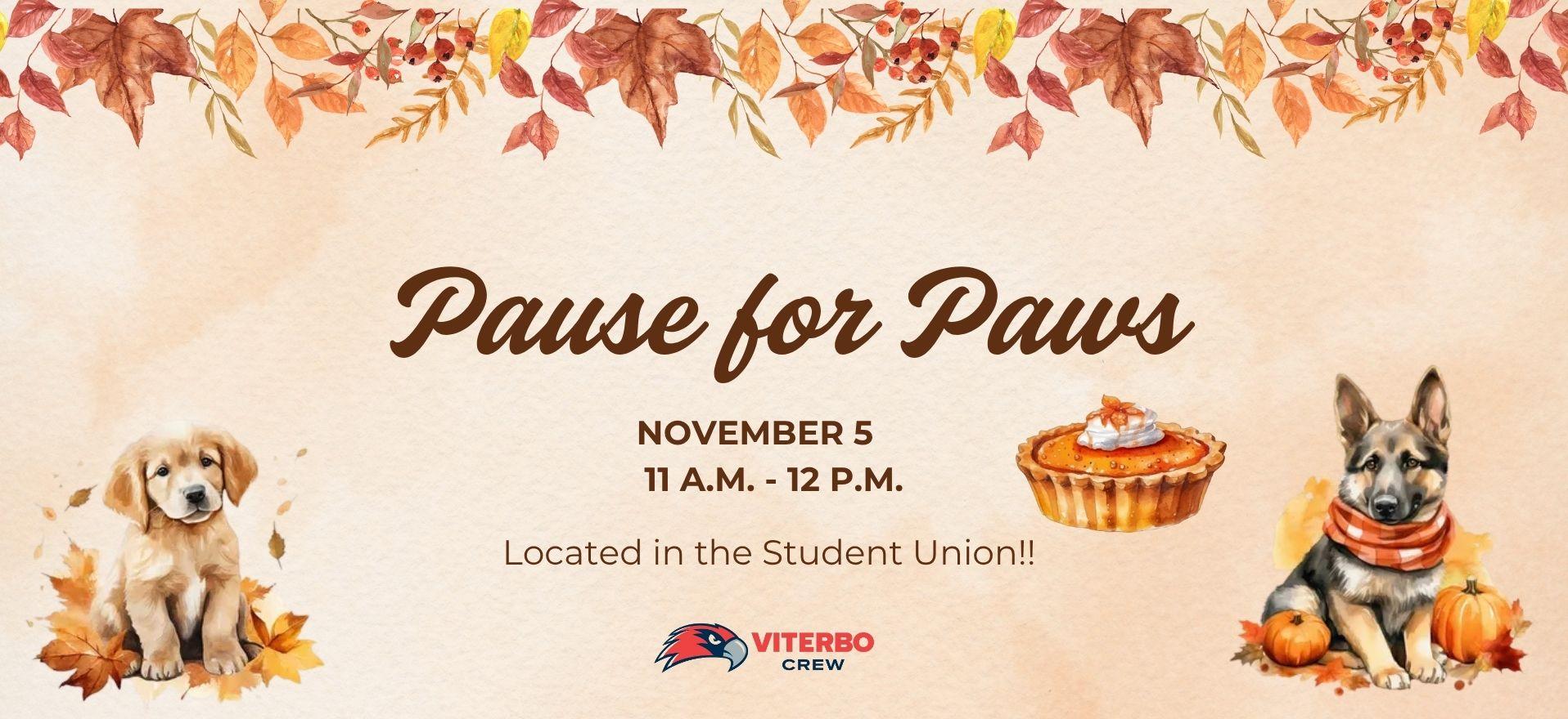 Pause for Paws