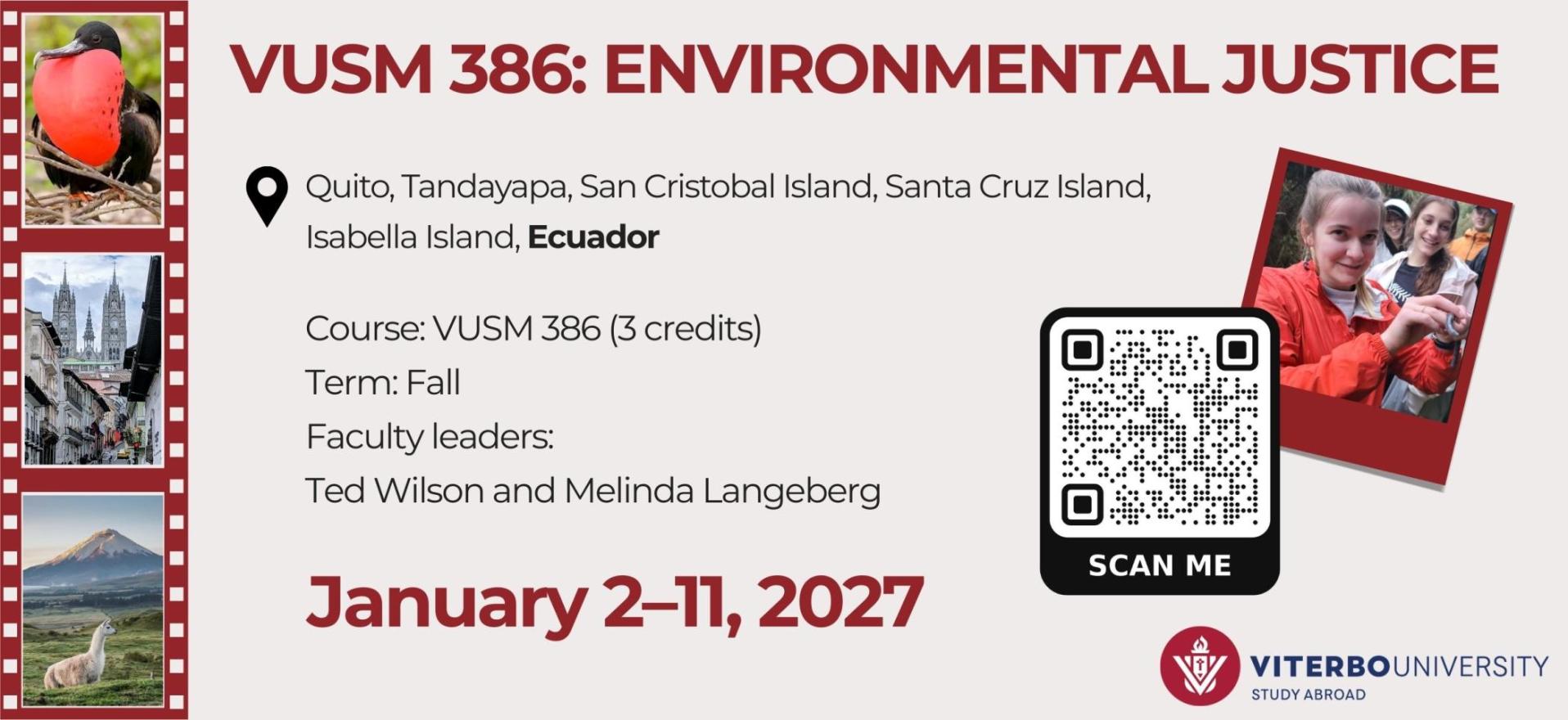 Study abroad environmental justice