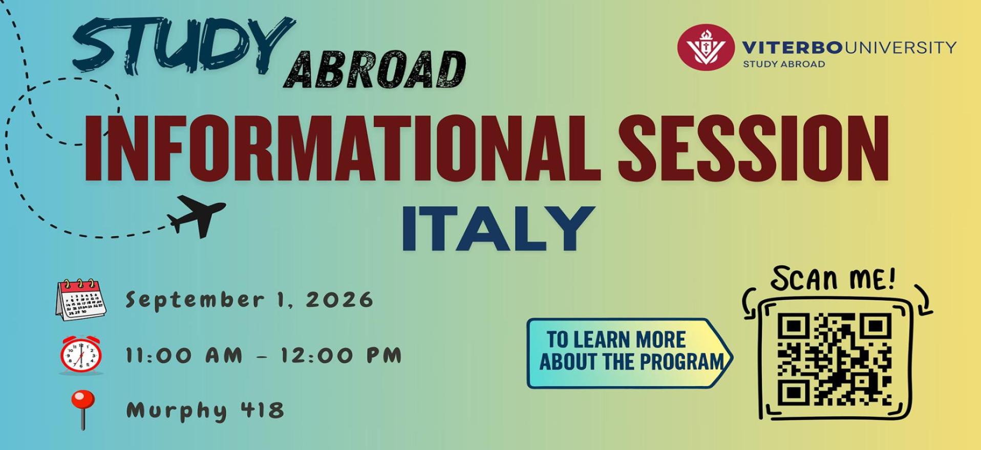 Italy Info Session