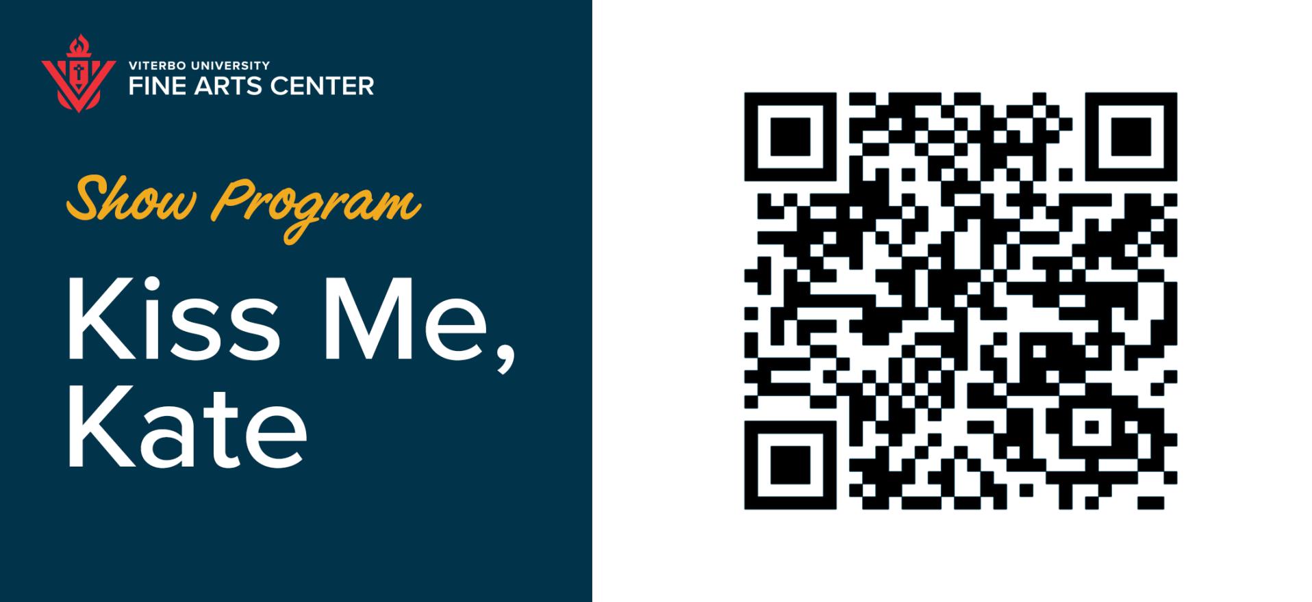 Show Program QR Code: Kiss Me, Kate