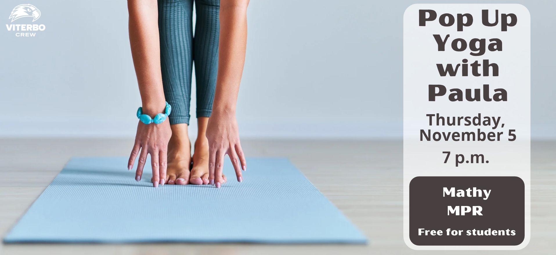 Pop Up Yoga with Paula