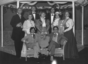 Linda Balgord and the cast of The Important of Being Ernest
